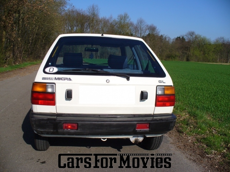 CarsForMovies | Nissan Micra 1986 Japan Weiß Blau Zivilfahrzeug Kleinwagen Nordrhein-Westfalen 3252 Oldtimer